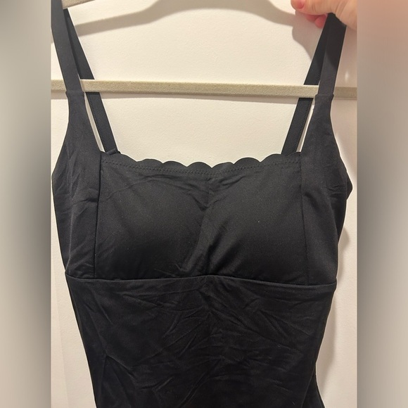 Sea Level Scallop Square Neck Bralette One Piece - Picture 6 of 10